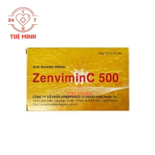 Zenvimin C 500mg Armephaco - Phòng và điều trị bệnh do thiếu vitamin C